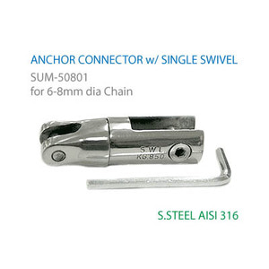 앵커 코넥터 AISI 316/ 6m-8mm(dia) 체인용 