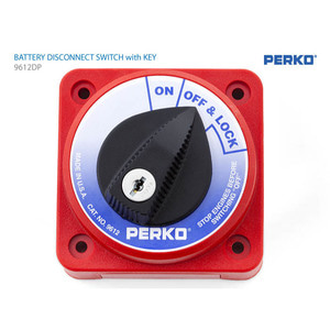 PERKO 배터리 메인 스위치    ON-OFF &amp; LOCK (12, 24, 32V 공용) w/KEY