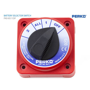 PERKO 배터리 셀렉터 스위치    방폭 2-ALL-1-OFF &amp; LOCK (12, 24, 32V)