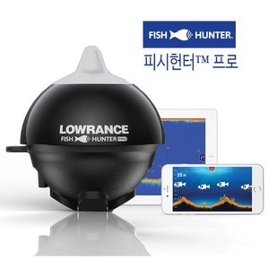 [로렌스 정품] 피시헌터 프로 / FishHunter Pro 휴대용 어군탐지기/ 얼음낚시/  무료앱 다운로드