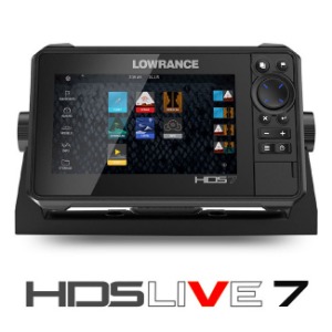로렌스 한글 정품]HDS LIVE 7 / 처프+다운+사이드스캔+GPS겸용/액티브이미징소나/ 7인치화면/ 한글해도/ 로렌스 레이더 확장가능/송수파기 별도선택