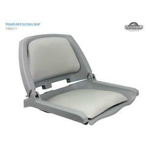 트레블러 시트 접는 의자 / 39cmH x 51cmW x 46cmD, 회색