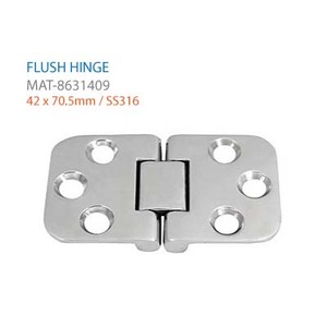 힌지 Folding Flush Hinge/ 42mm x 70.5mm, 2.6T SS316
