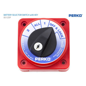 PERKO 배터리 셀렉터 스위치    방폭 2-ALL-1-OFF &amp; LOCK w/Key 12/24/32V