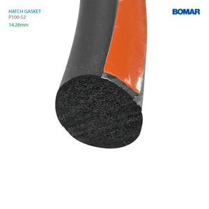 BOMAR 햇치 가스켓 / 원통형 dia 14.28mm (양면테이프 부착) / 판매단위 30cm(ft)